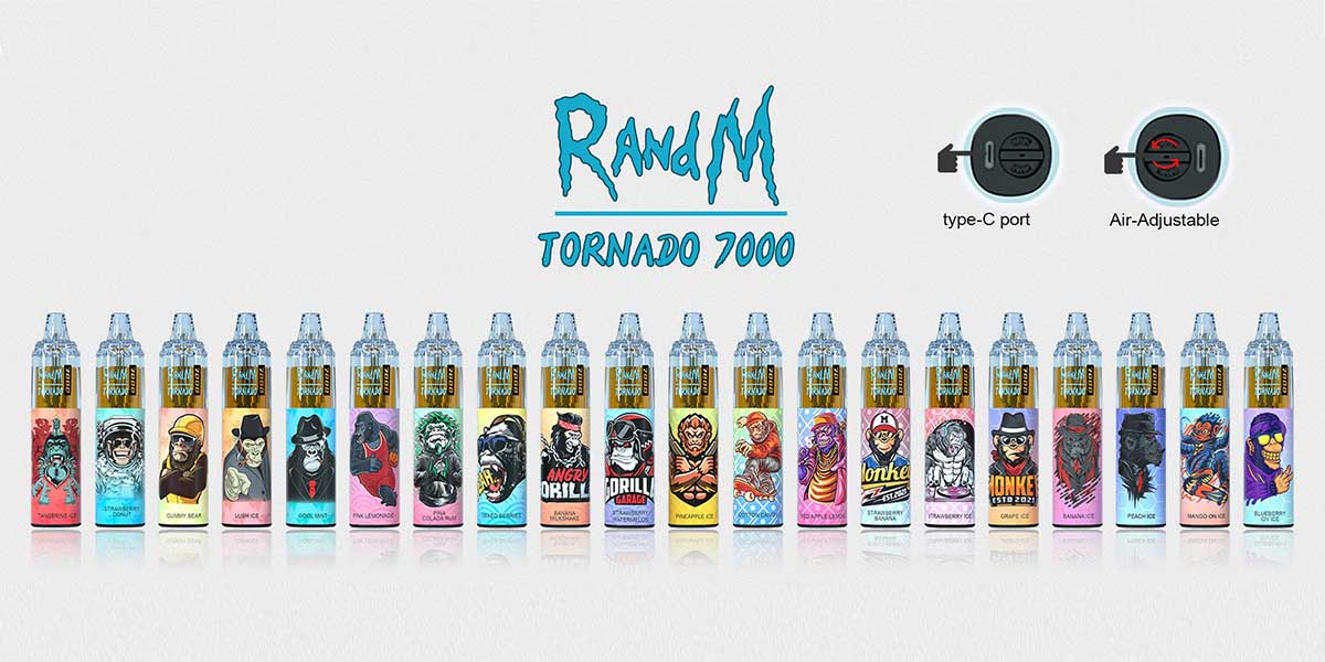 Gorilla Vape 7000 - Langlebiges & Geschmackvolles Vape-Gerät - RandM Tornado Vapes - Offizieller Shop DE