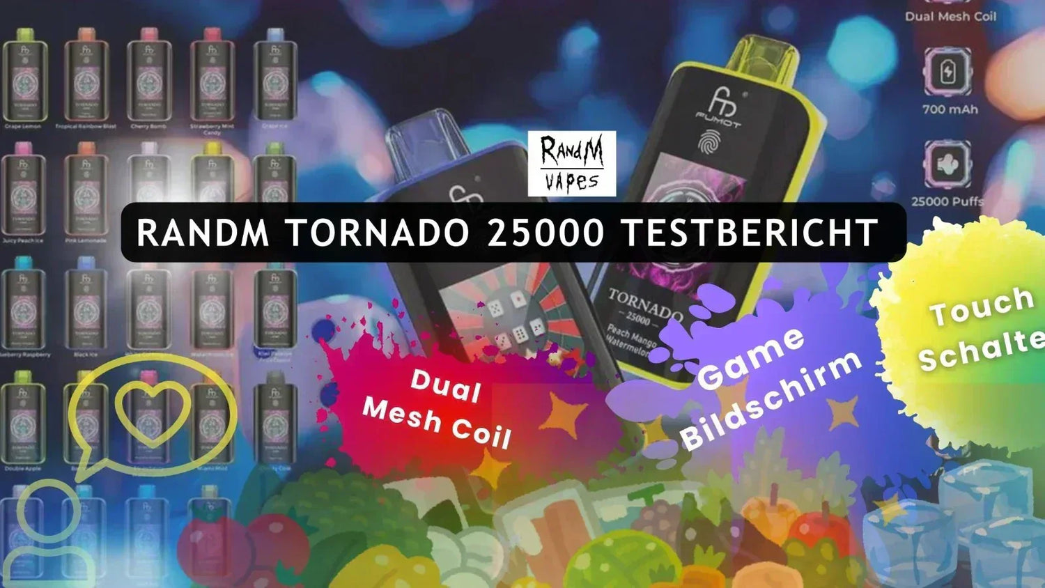 RandM Tornado 25000 Review Leitfaden