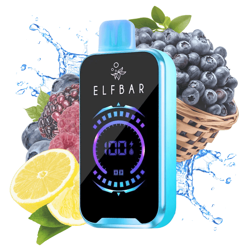 Elf Bar FS18000 Einweg E-Zigarette in der Sorte Blueberry Razz Lemon – Blaubeere, Himbeere und Zitrone in perfekter Balance