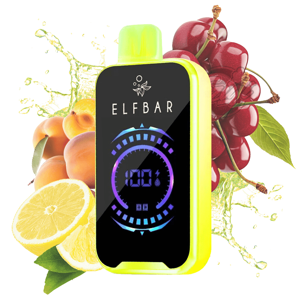 Elf Bar FS18000 Cherry Peach Lemonade Einweg E-Zigarette mit Kirsche, Pfirsich und Zitronenlimonade
