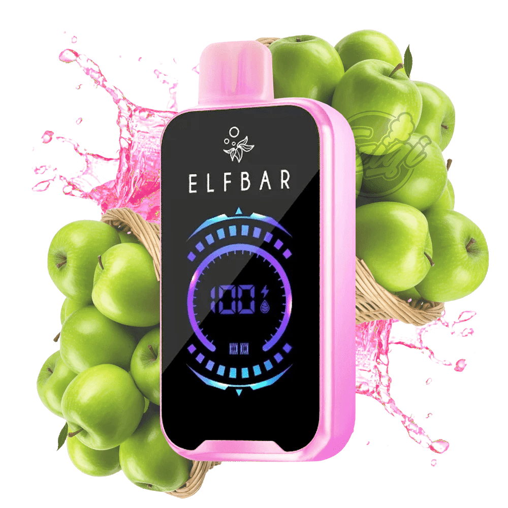 Elf Bar FS18000 Double Apple Einweg E-Zigarette mit süß-saurem Apfelgeschmack