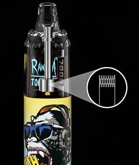 RandM Tornado 7000 Vape - Mesh-Coil-Technologie