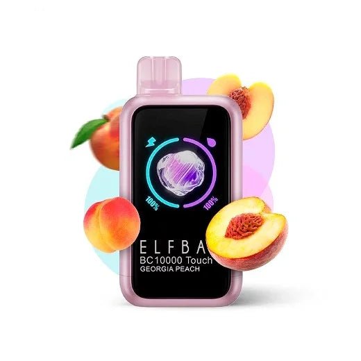 Elf Bar BC10000 Einweg Vape – Georgia Peach – Pfirsichgeschmack – 10.000 Züge – Touchscreen