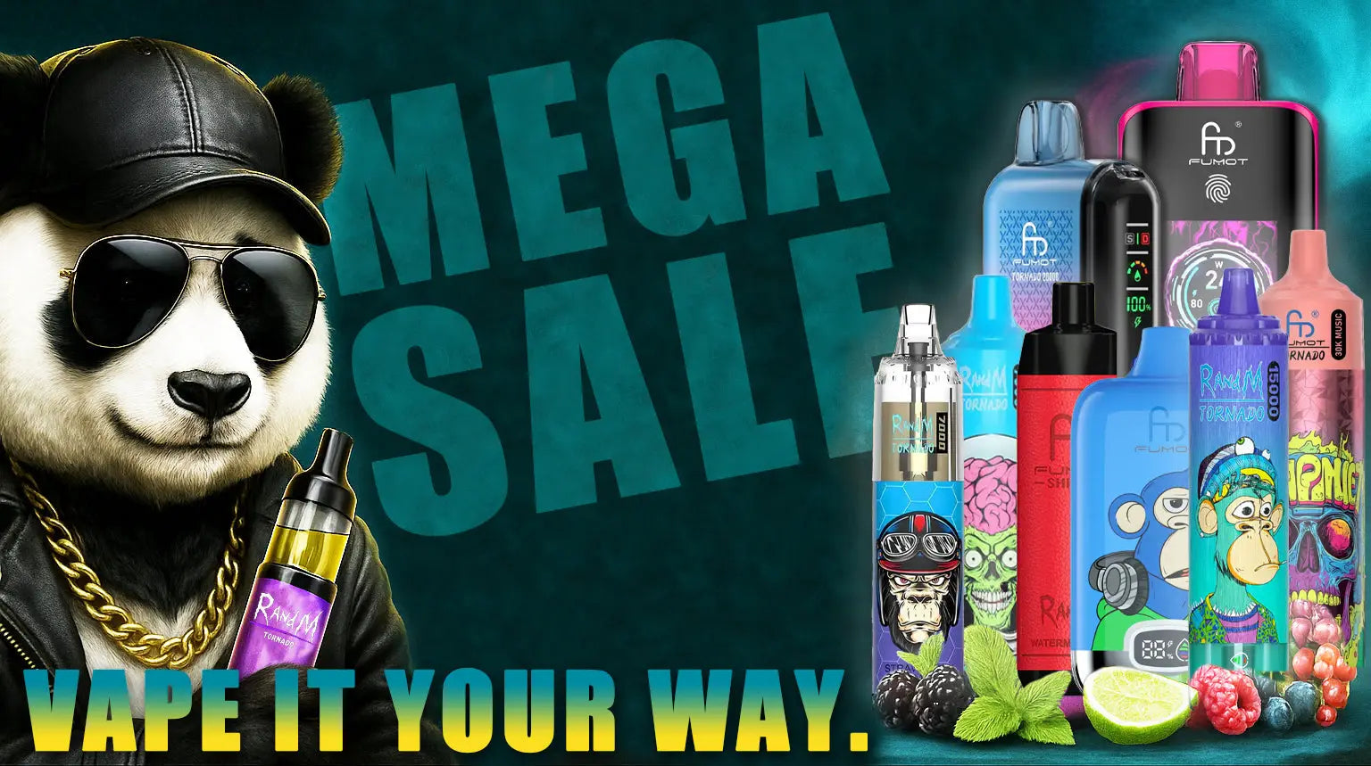 RandM Tornado Vape Banner Mai 2025