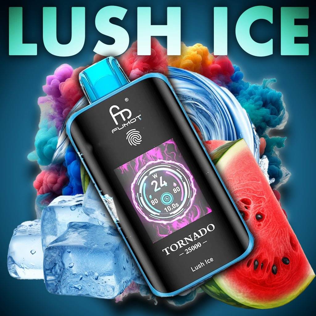 RandM Tornado 25000 Lush Ice – Einweg-Vape mit 25.000 Zügen, Wassermelonen- & Mentholgeschmack