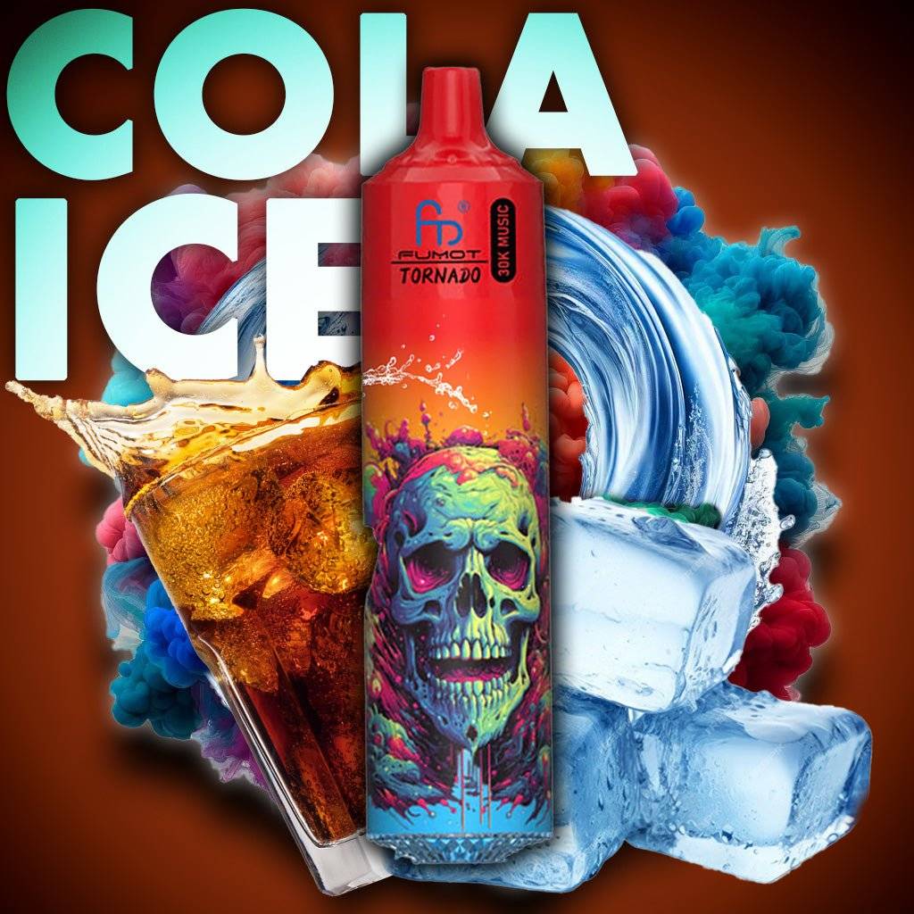 RandM Tornado 30000 - Cola Ice | Einweg-Vape mit 30.000 Zügen und erfrischendem Cola-Menthol-Geschmack