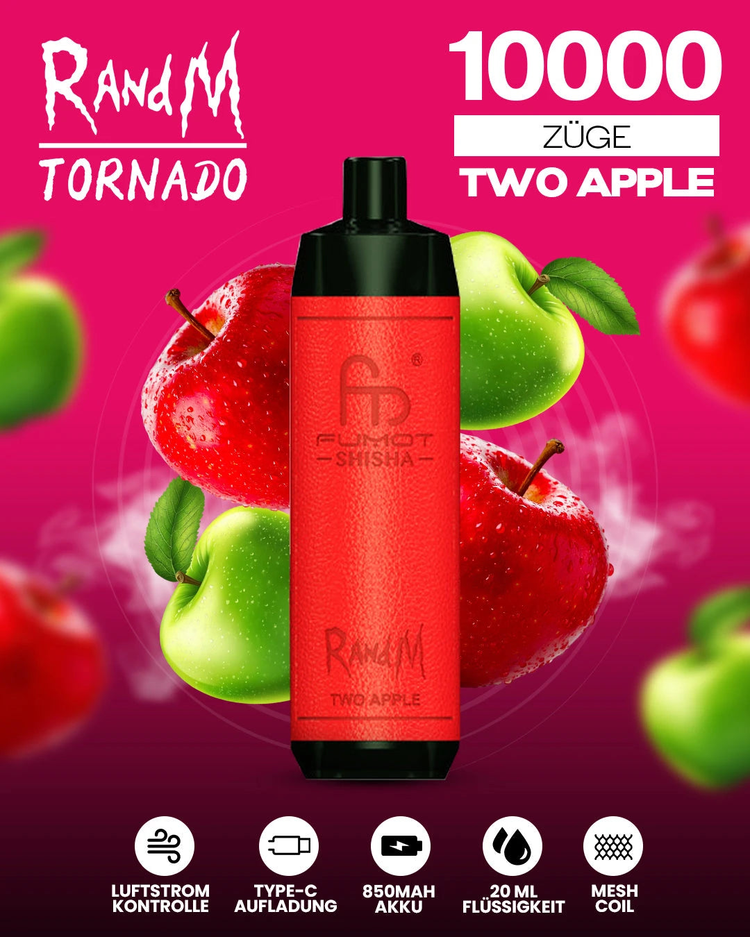 RandM Tornado Vapes 10000 - RandM Tornado Vapes - Offizieller Shop DE