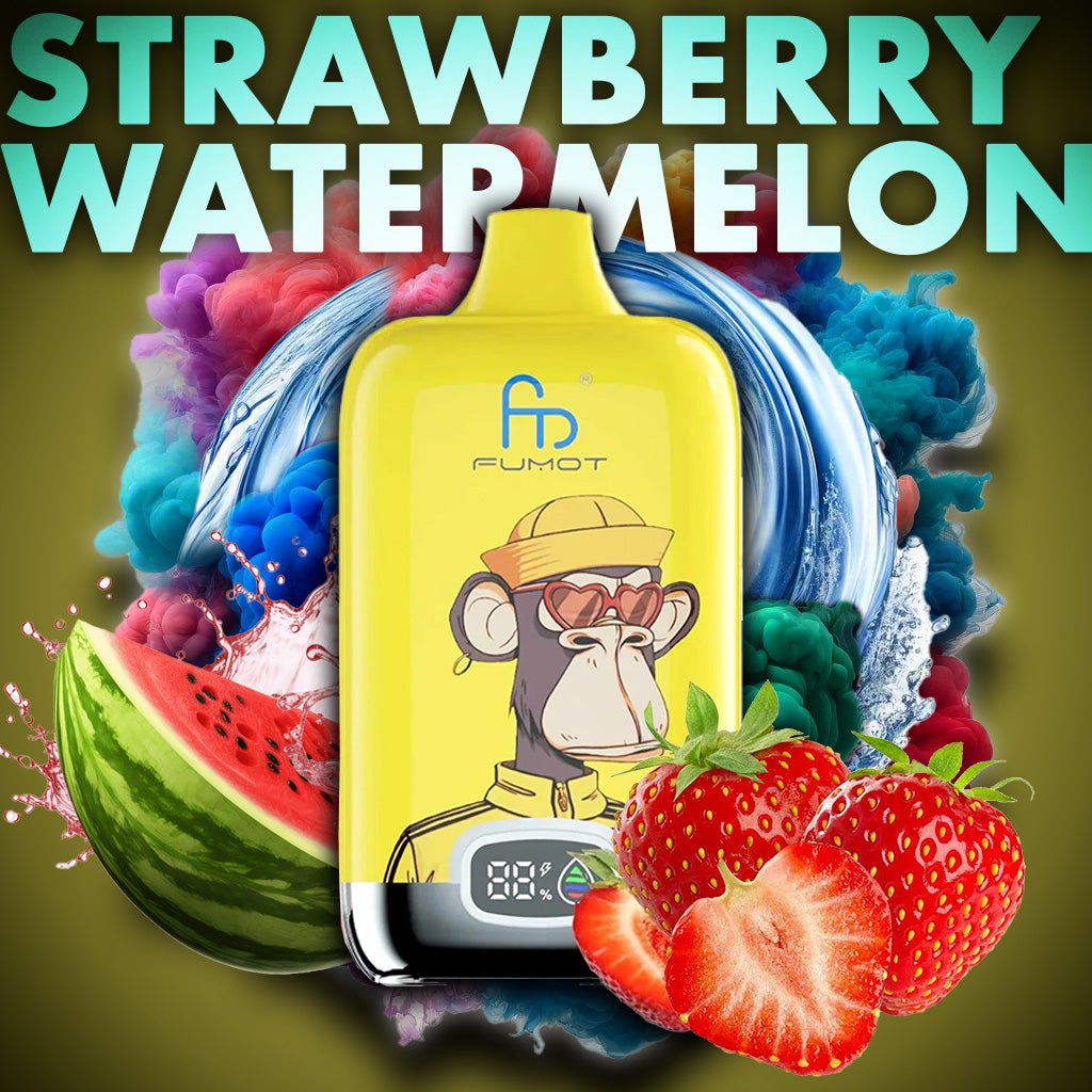 RandM Tornado 12000 - Strawberry Watermelon Einweg-Vape mit 12.000 Zügen und fruchtig-erfrischendem Erdbeer-Wassermelonen-Geschmack für ein intensives Dampferlebnis.