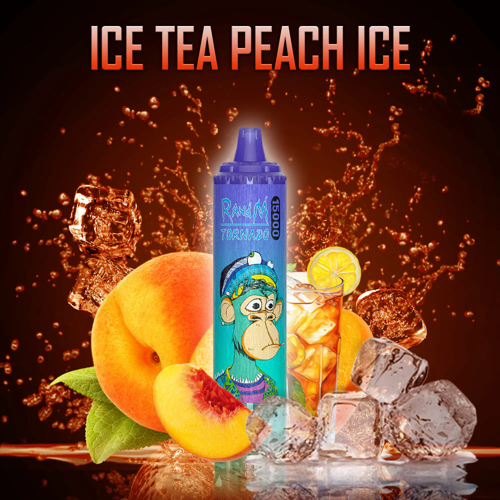 RandM Tornado 15000 – Ice Tea Peach Ice